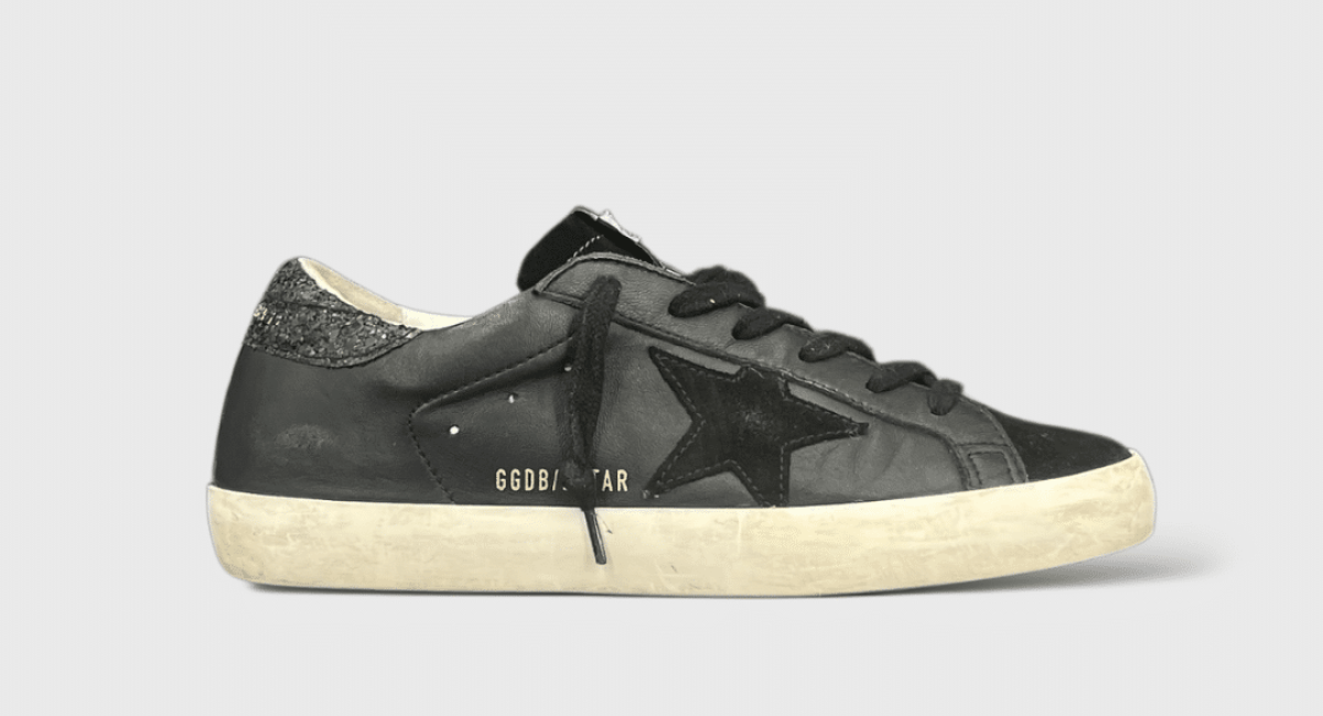 9834 Golden Goose Superstar Noir/Paillette 39