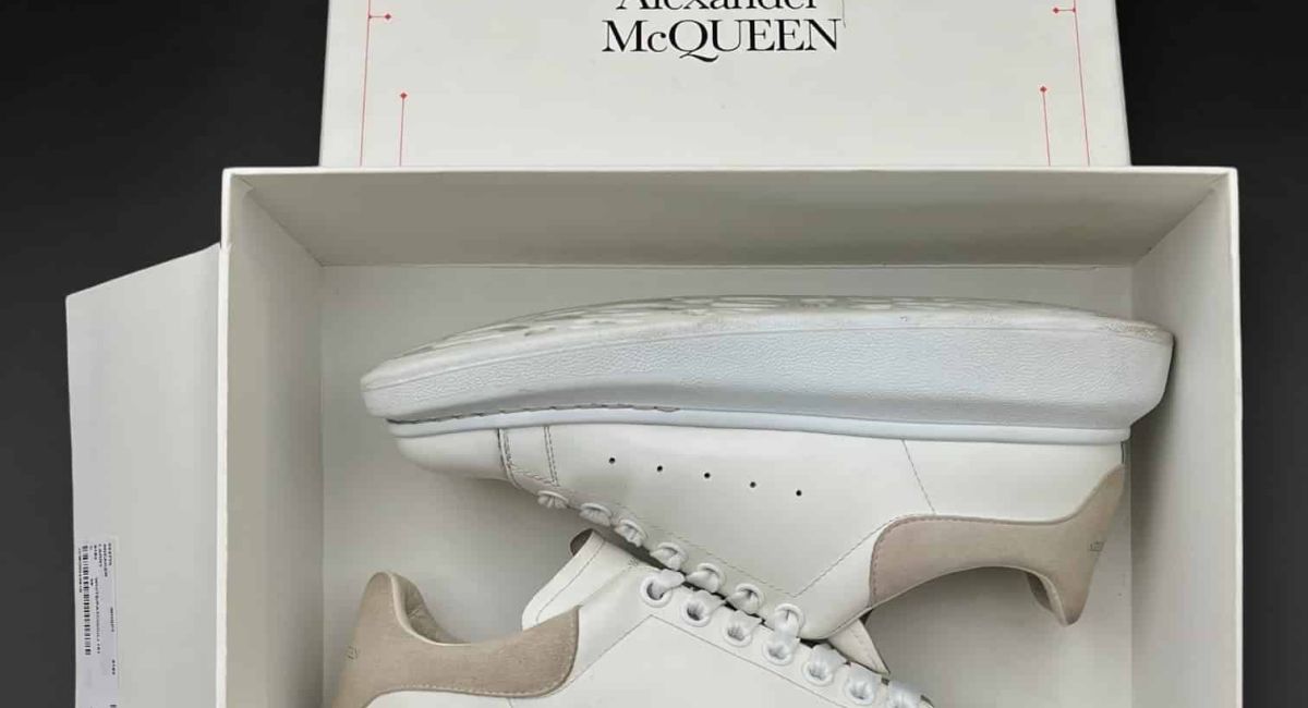 Alexander McQueen Oversize Blanc/Beige 39