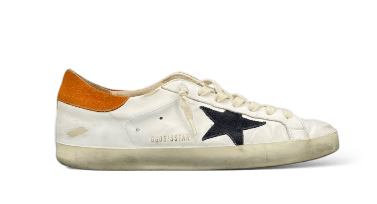 0000001148 Golden Goose Super Star Blanc/Orange/Noir 42
