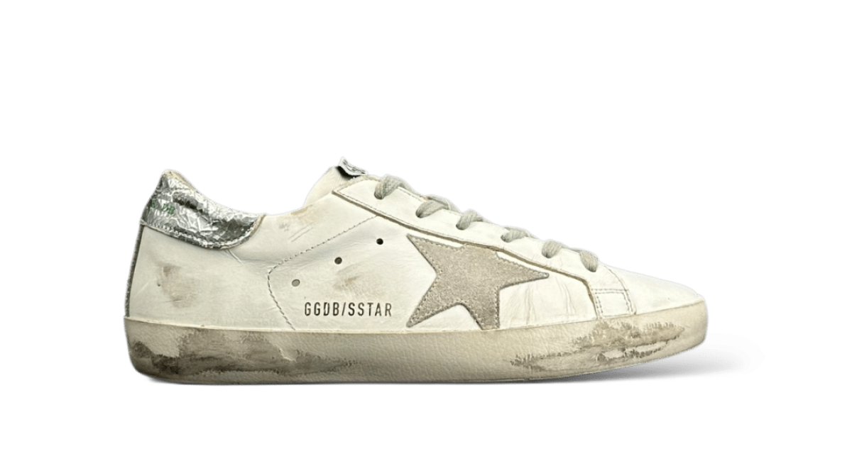 0000001712 Golden Goose Super Star argenté/vert 37