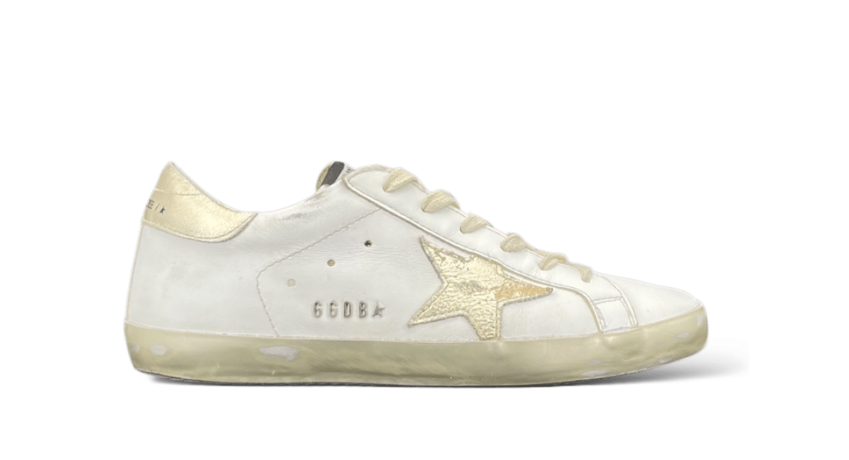 Golden Goose Super Star Blanc/Or 37