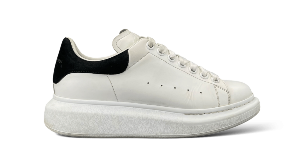 Alexander Mcqueen Oversize Blanc/Noir 38.5