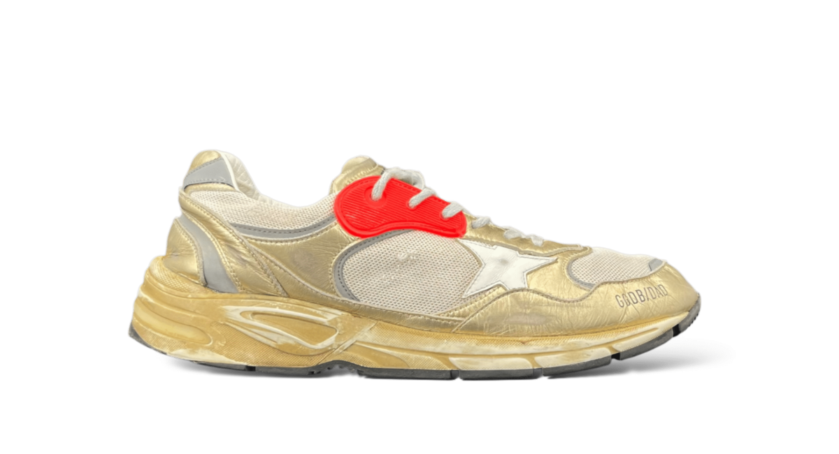 Golden Goose Dad Star Doré/Beige/Rouge/Blanc 45
