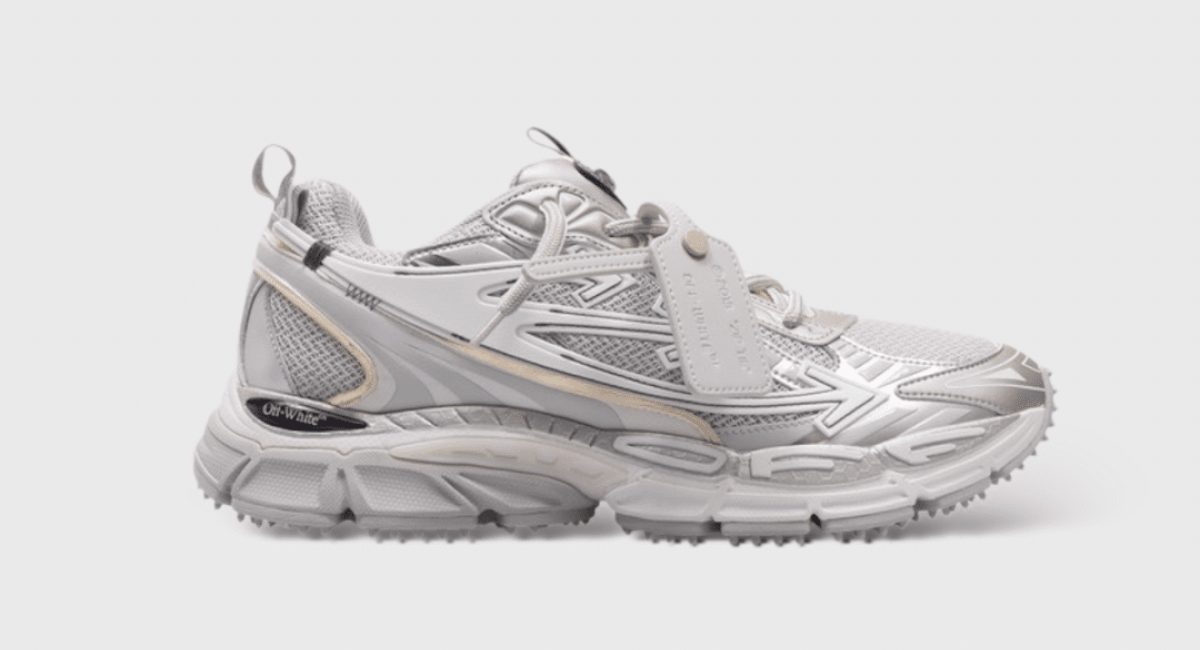 B3 Off-white be right back Argenté/blanc 42