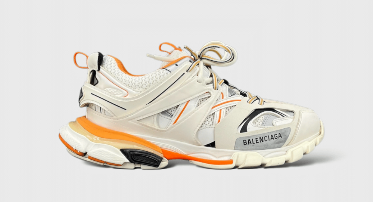 8592 Balenciaga Track Blanc/Orange 43