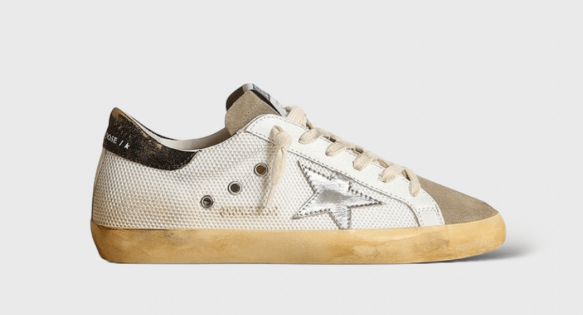 Golden Goose Super Star Blanc/Argent/Beige 38