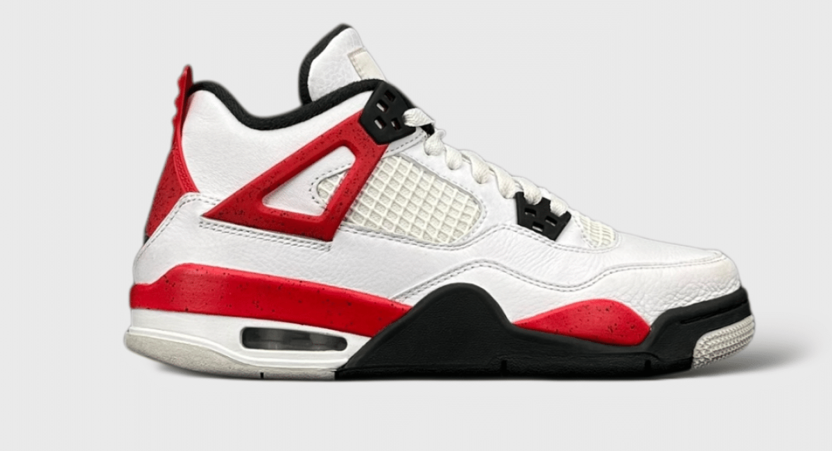 0000000092 jordan 4 Blanc/Noir/Rouge 38,5