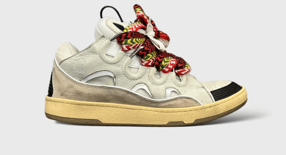 7578 Lanvin Curb Blanc/Rouge 42