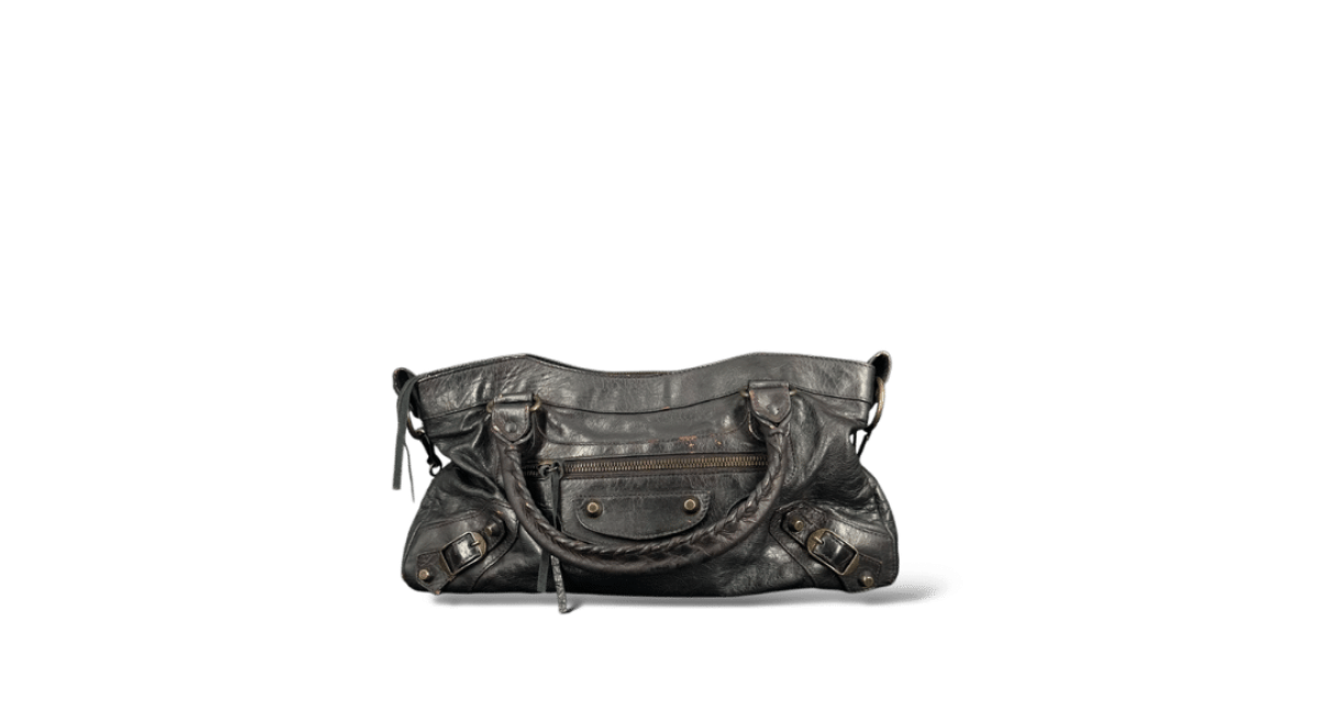 0000002001 Balenciaga City Mini Noir/Rouge Small