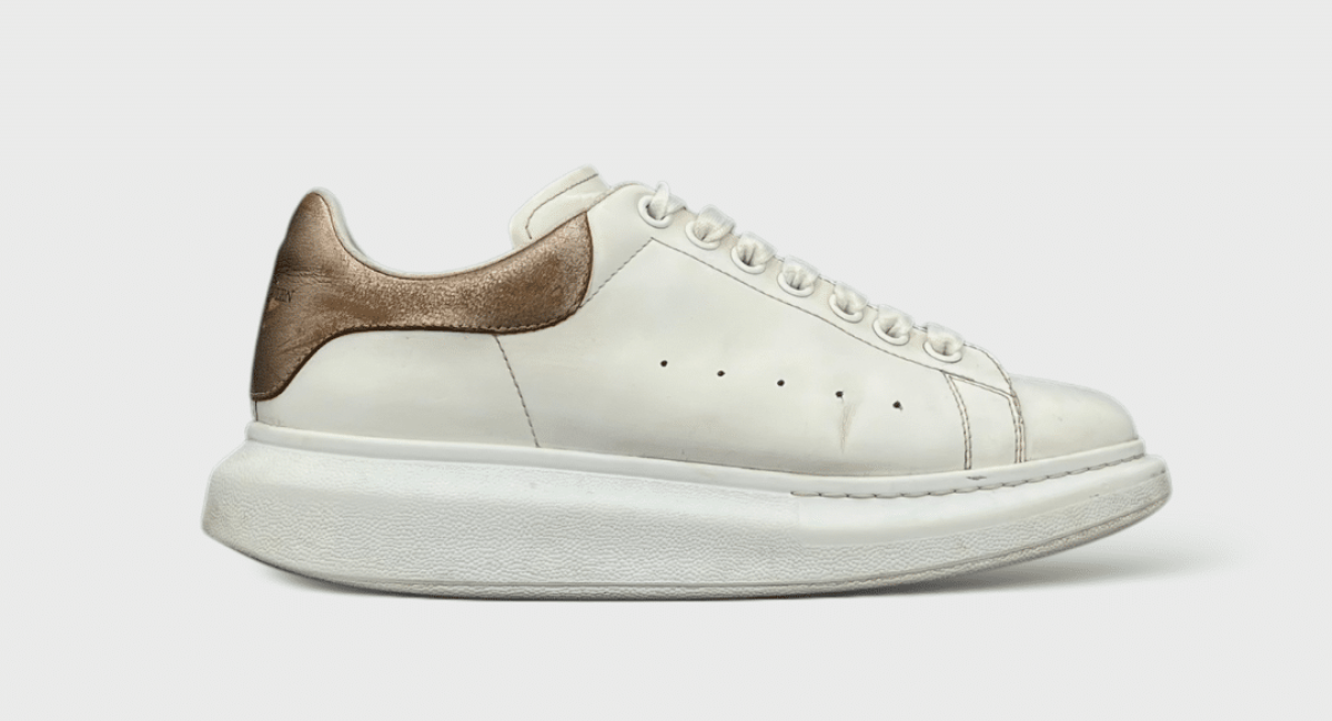 0000000189 Alexander Mcqueen Oversize Blanc/Rose 40