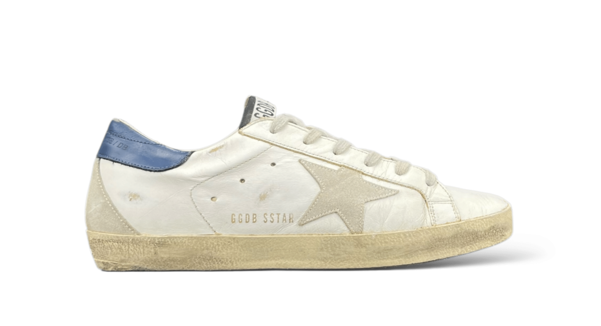 Golden Goose Super Star / Bleu / Zèbre / 38