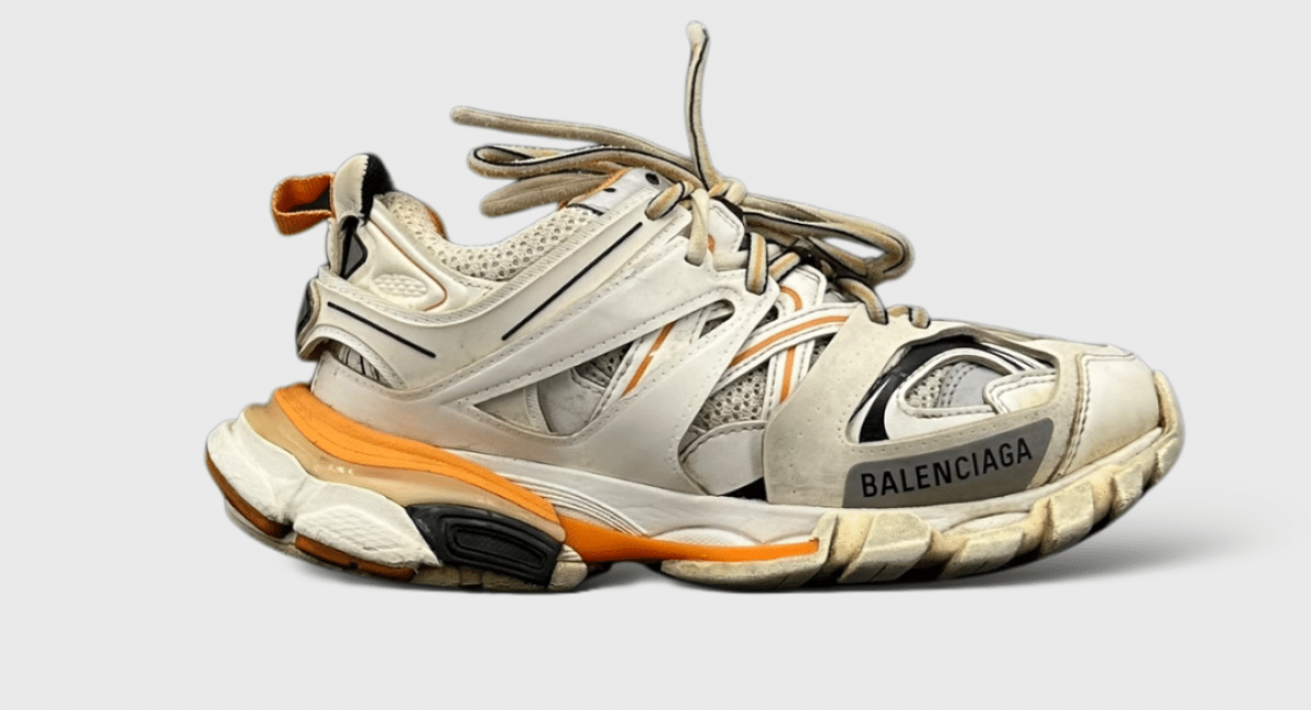 0000000211 Balenciaga Track Blanc/Orange 36