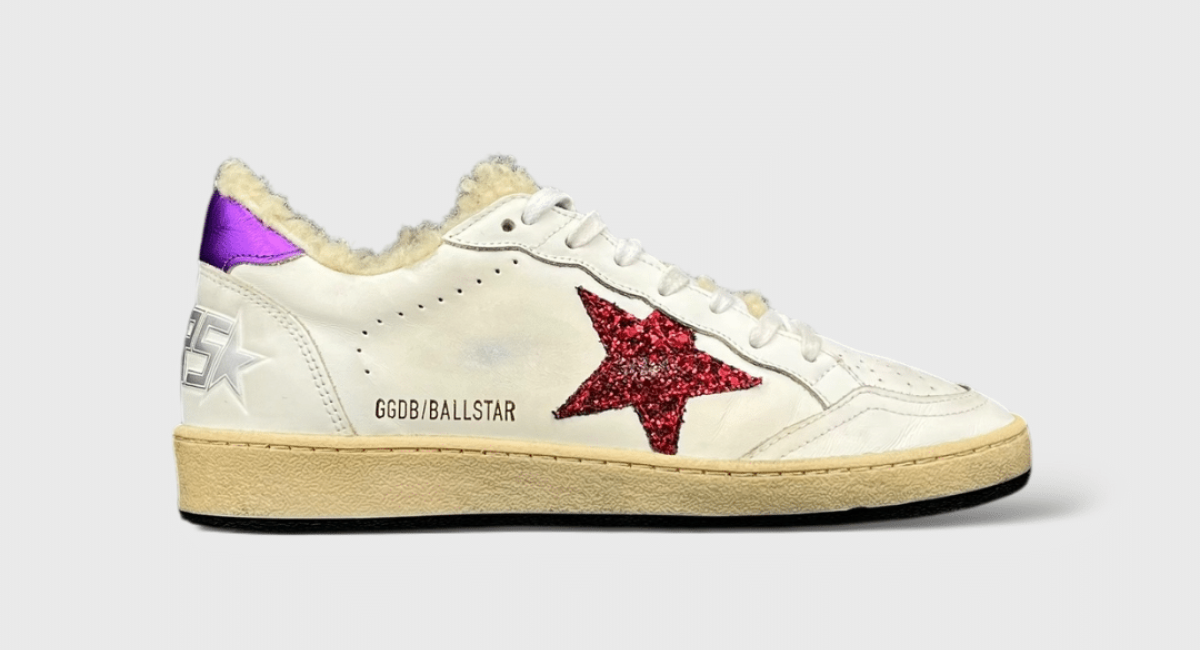 Golden Goose Ball Star blanche/rouge 38