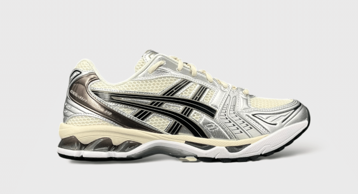 8568 Asics Kayano Argenté/Noir/Taupe 43,5