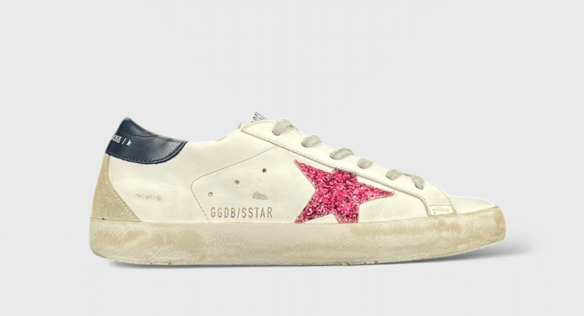 9389 Golden Goose Super star rose/blanc/marine 36