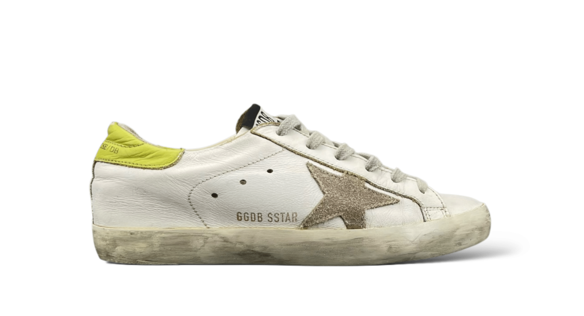 Golden Goose Super Star / Blanc / Fluo / 37
