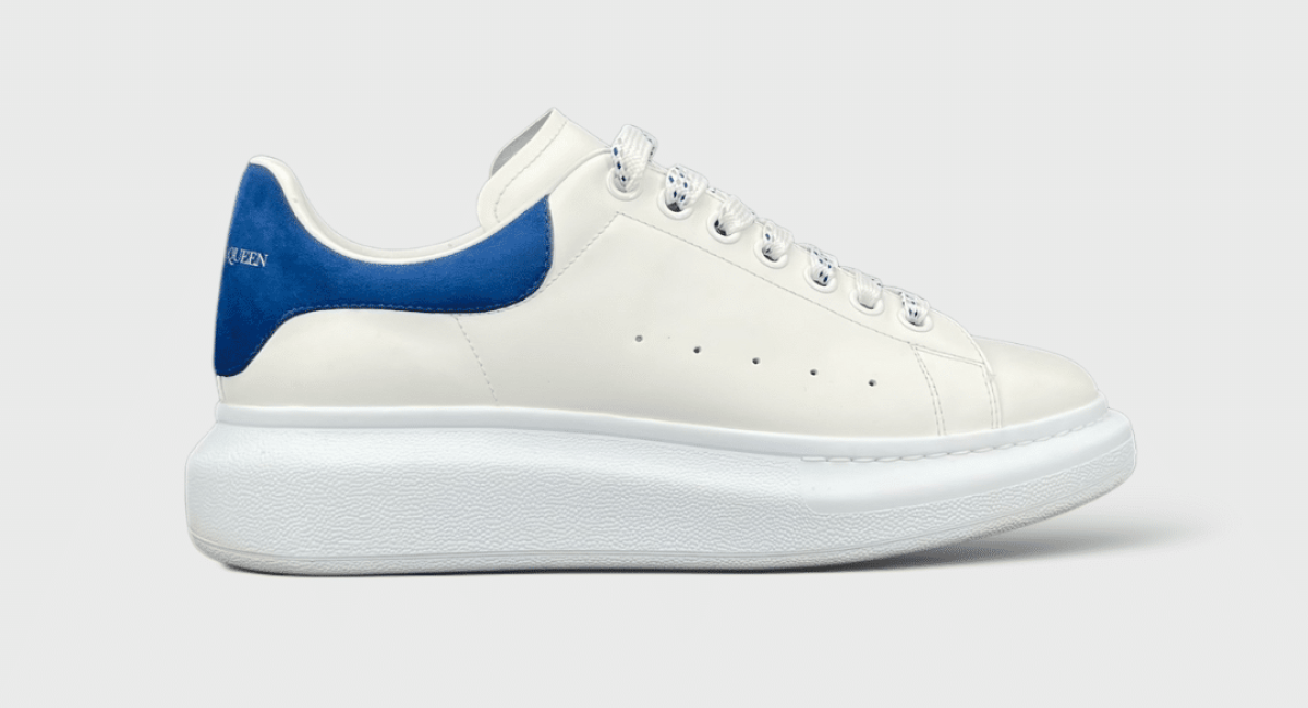 Alexander McQueen Oversize blanche/bleu 41,5
