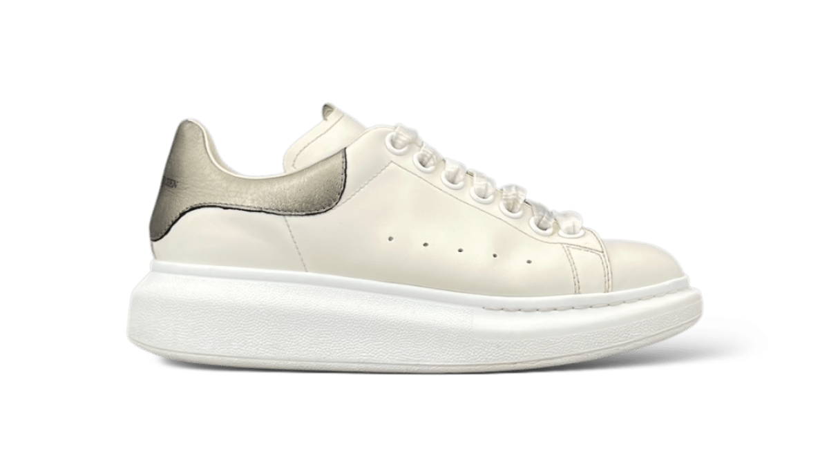 Alexander Mcqueen Oversize Blanc/Argent 36