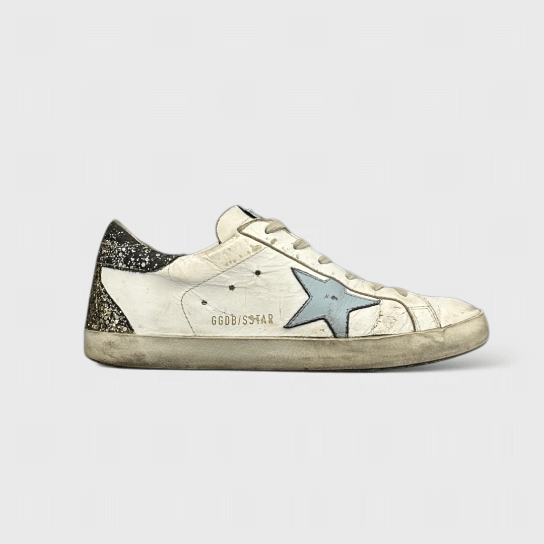 10319 Golden Goose Superstar Bleu/noir/blanc 38