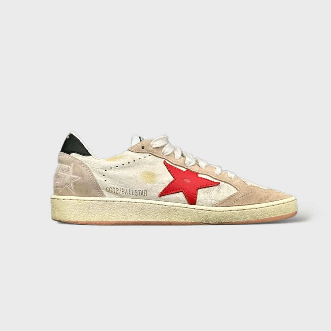 0000000434 Golden Goose Ball Star Blanc/Rose/Rouge 37