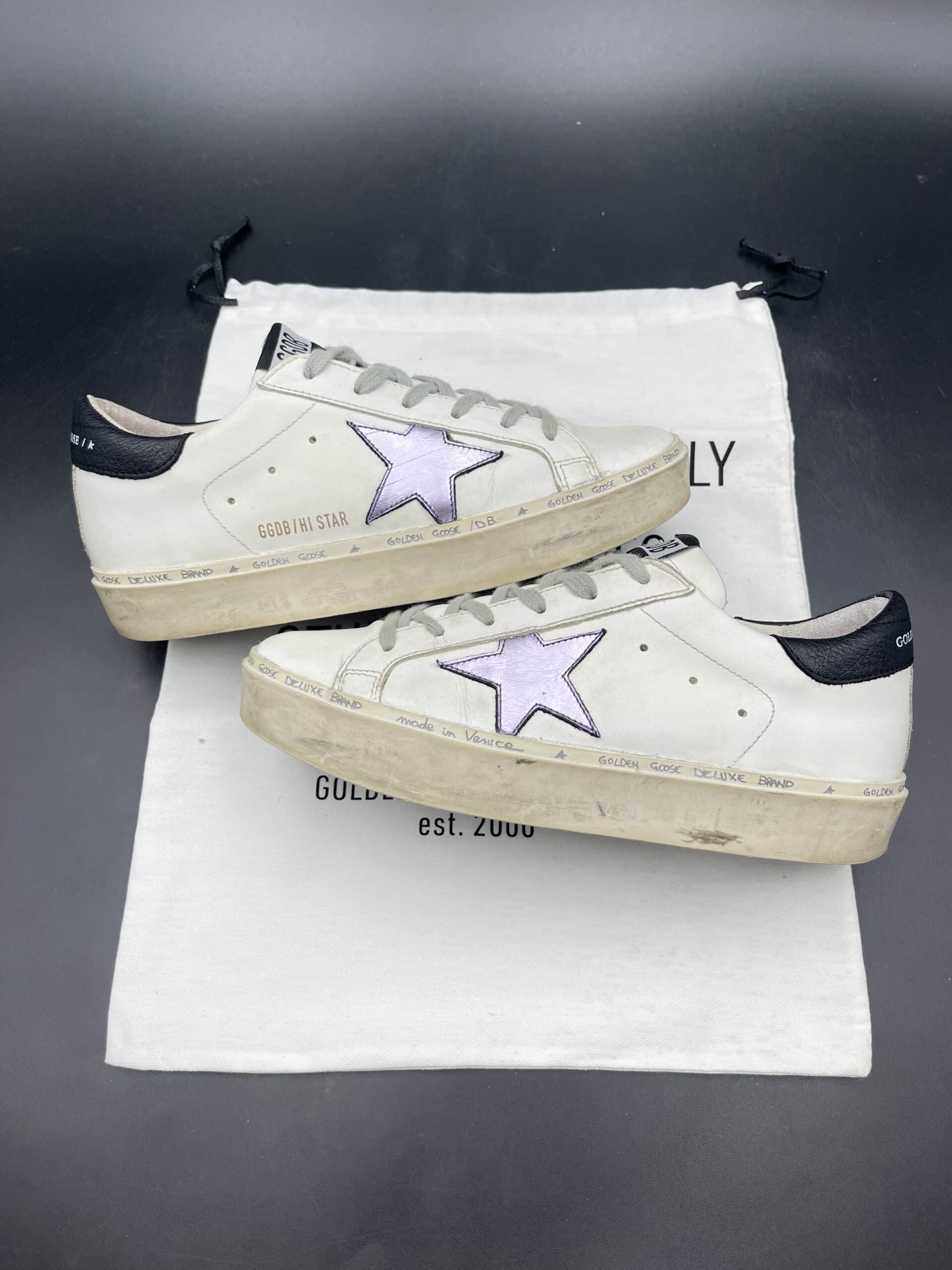 Golden Goose Hi Star Blanc Violet Noir 38 – 9