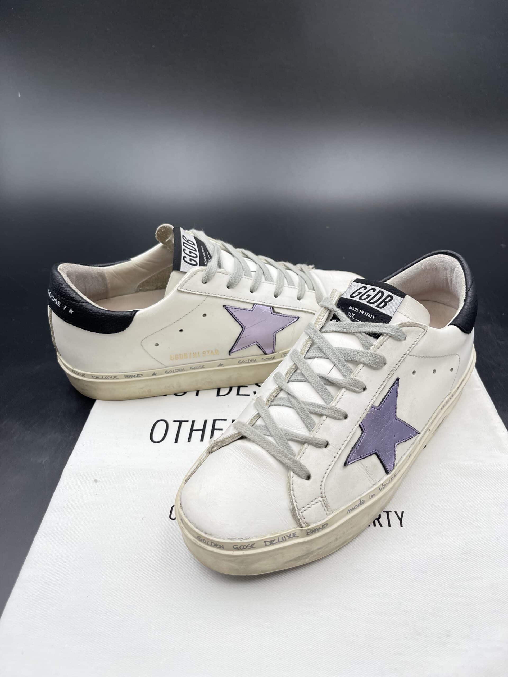 Golden Goose Hi Star Blanc Violet Noir 38 – 8
