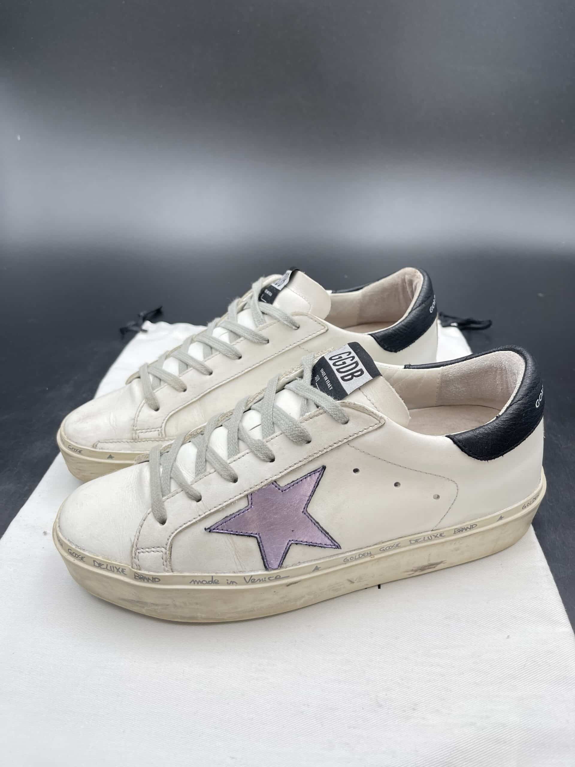 Golden Goose Hi Star Blanc Violet Noir 38 – 7