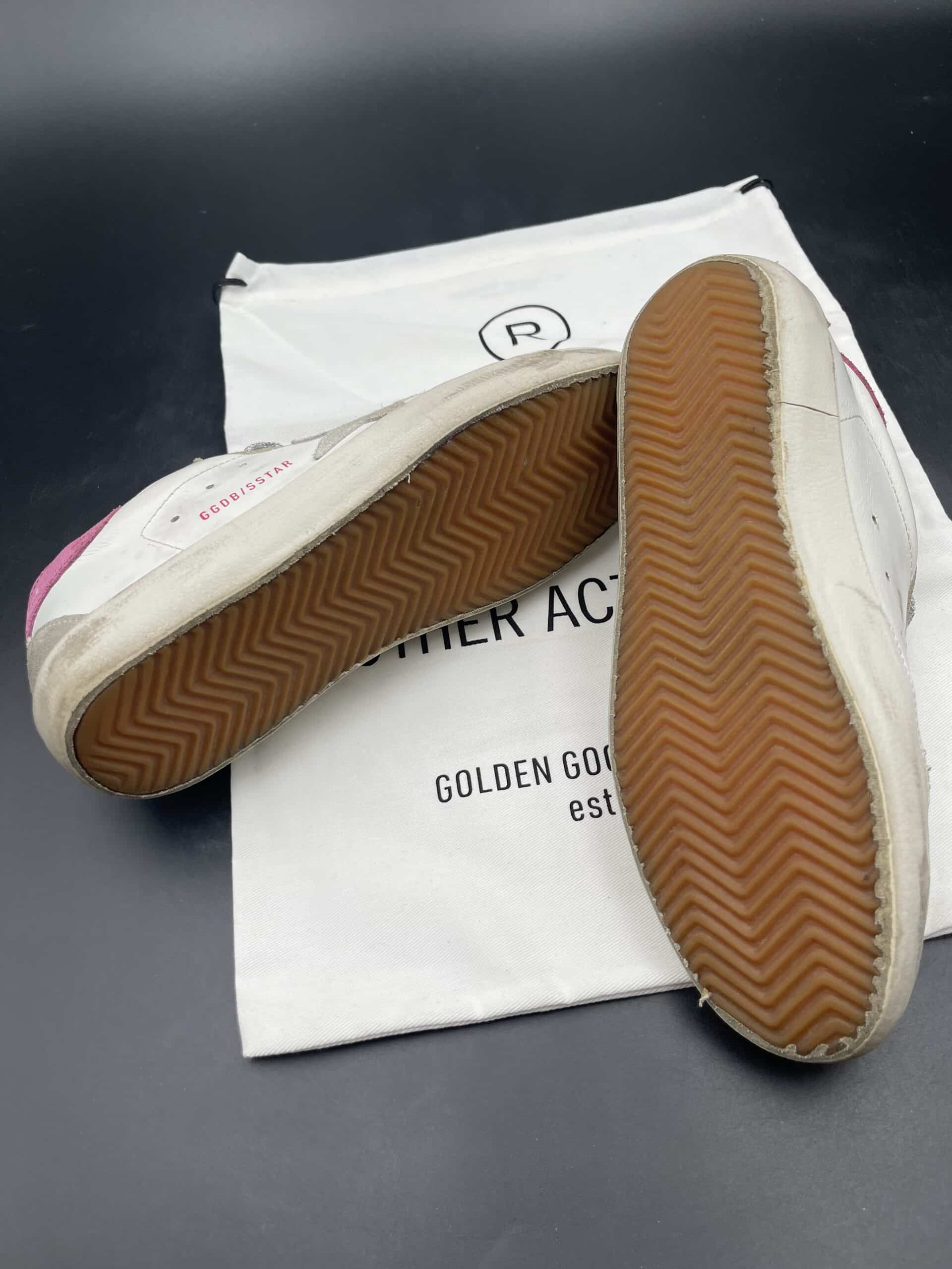 golden goose super star blanc/rose 38 – 11
