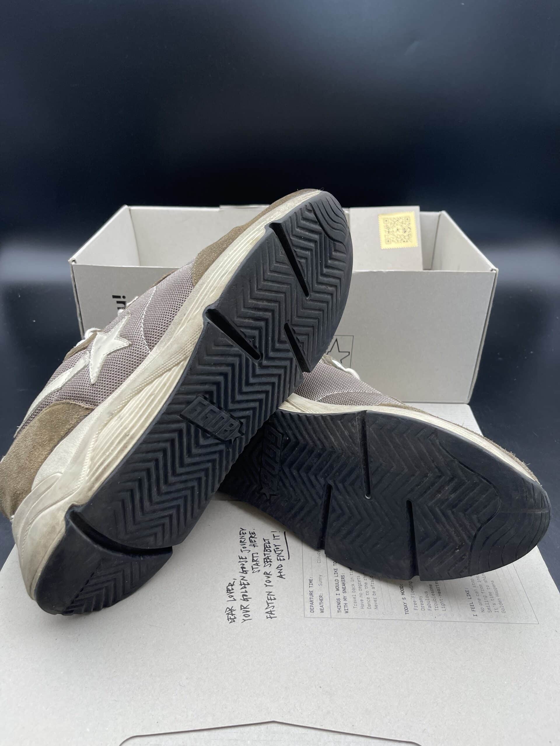 golden goose running kaki/beige 43 – 10