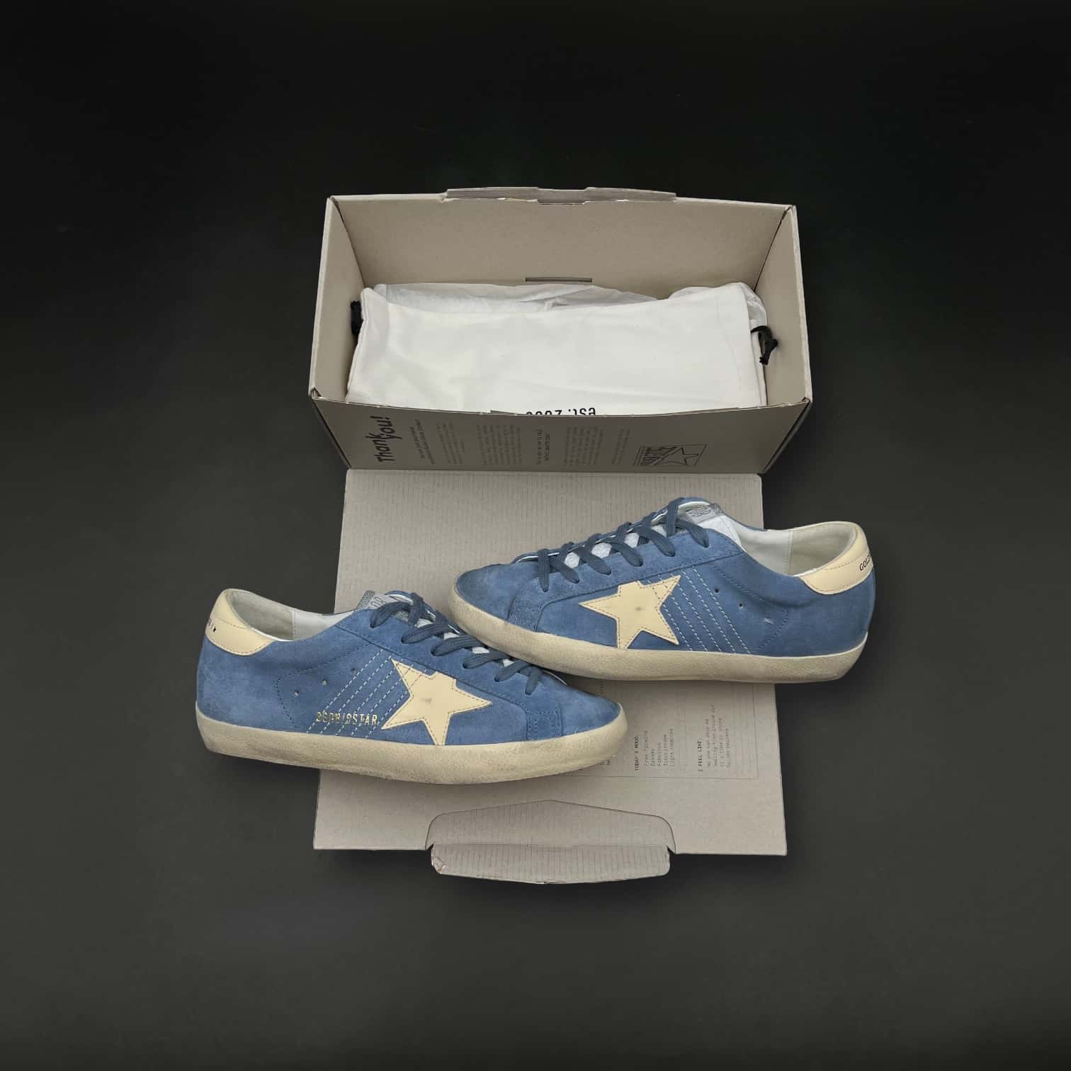 Golden goose SuperStar Bleu/Beige 38