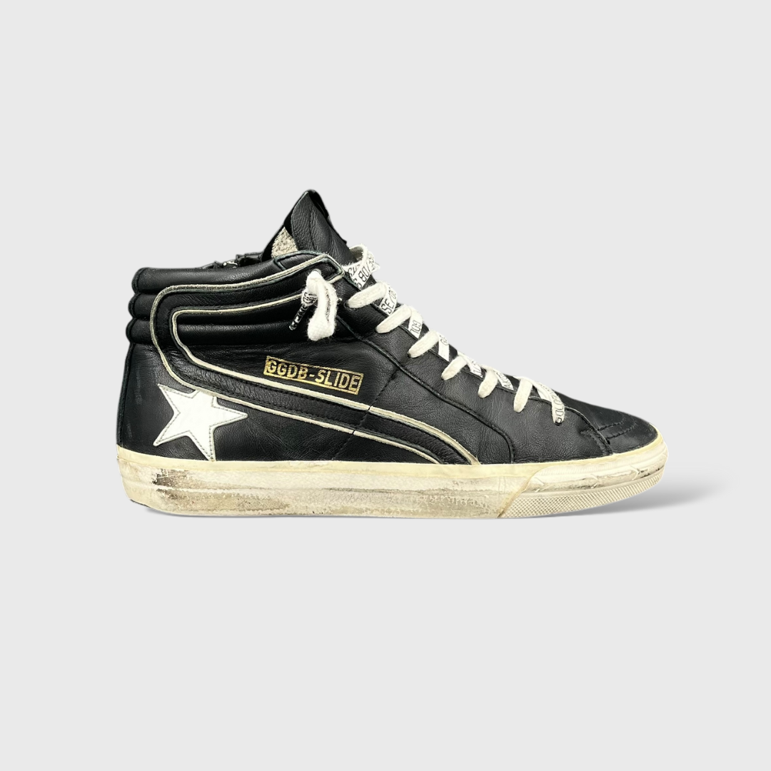 7489 Golden Goose Slide Noir/Blanc 41