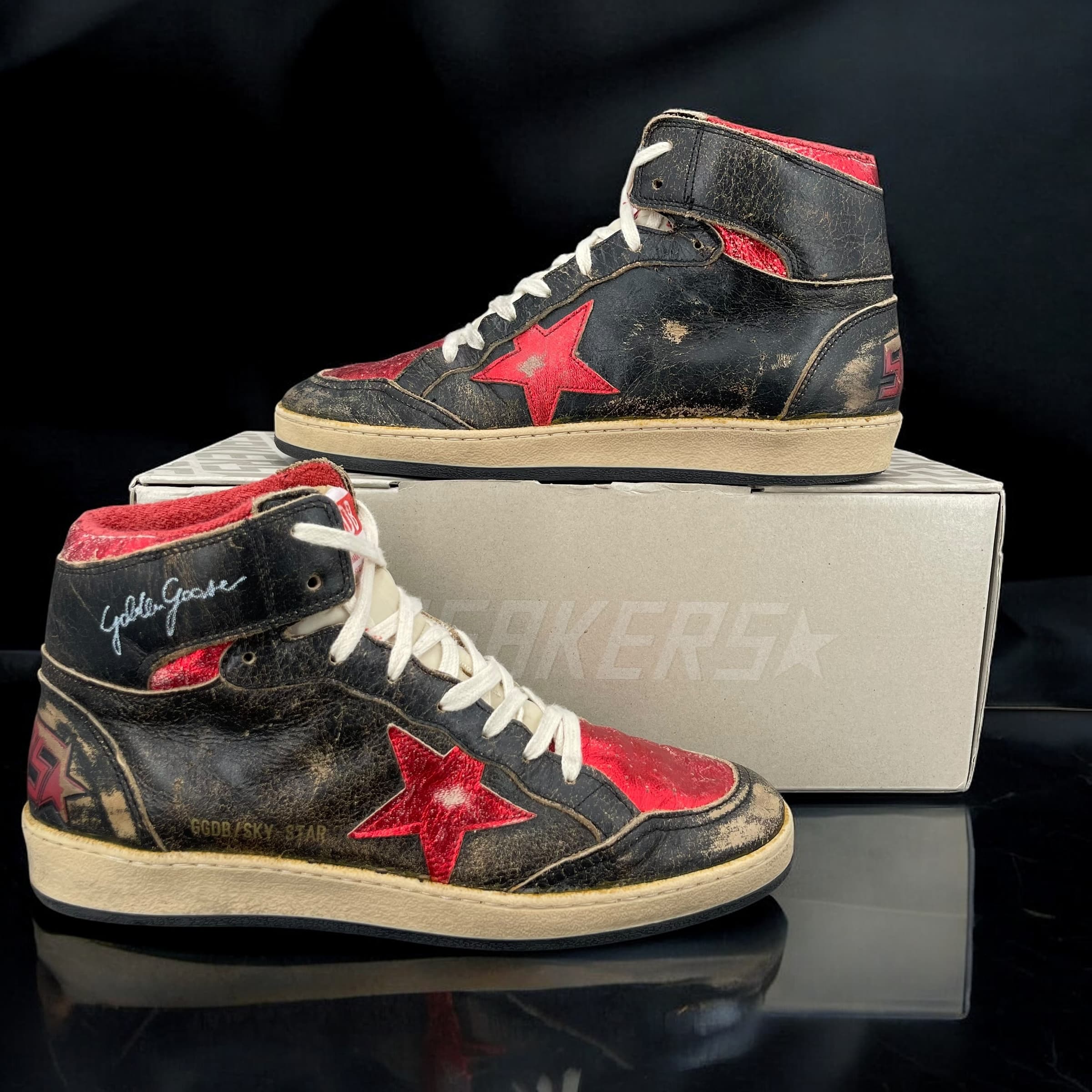 7580 Golden Goose Sky-Star Rouge/Noir 41 – 7