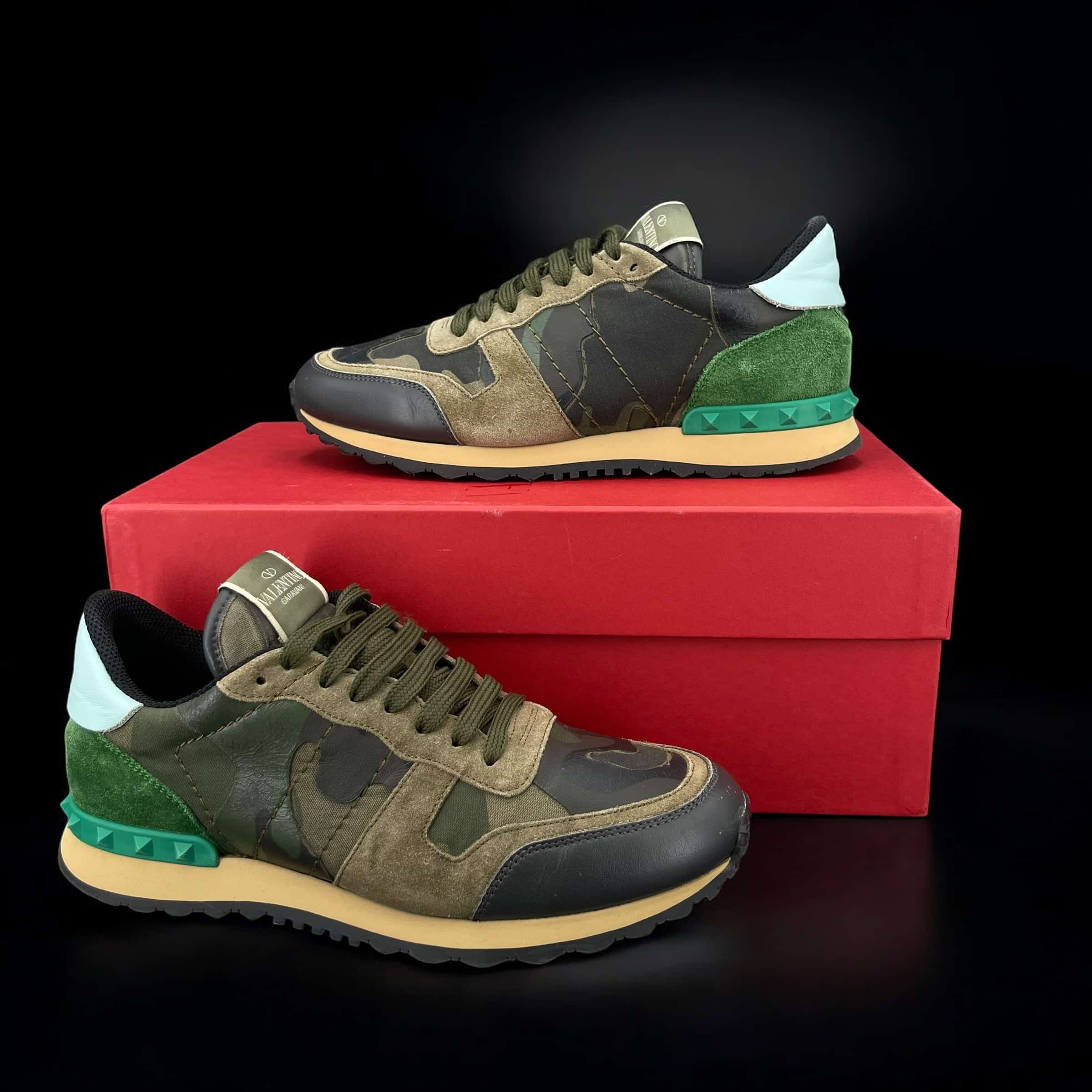 7683 Valentino Rockrunner Vert/Noir 40 – 7