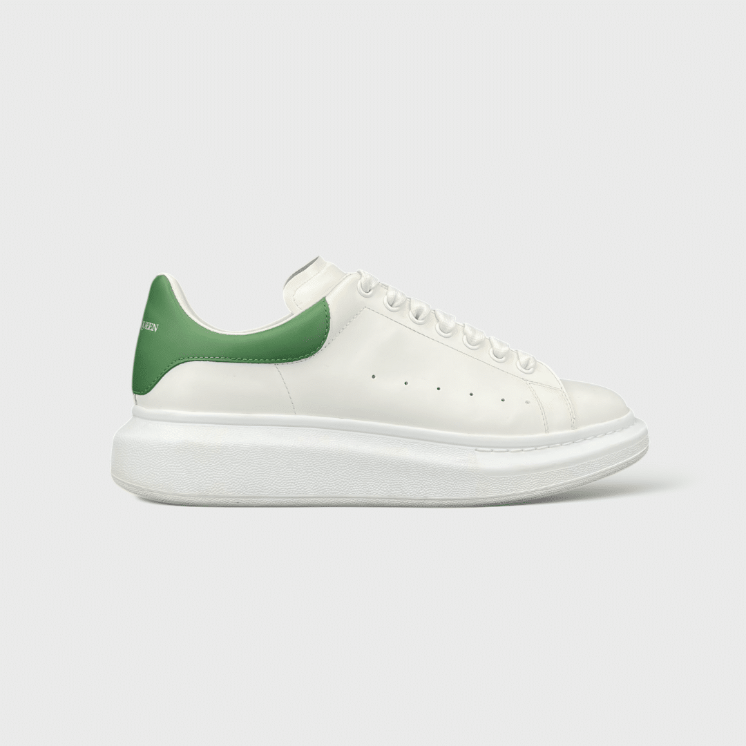 7962 Alexander McQueen Oversize Blanc/Cuir Vert 44