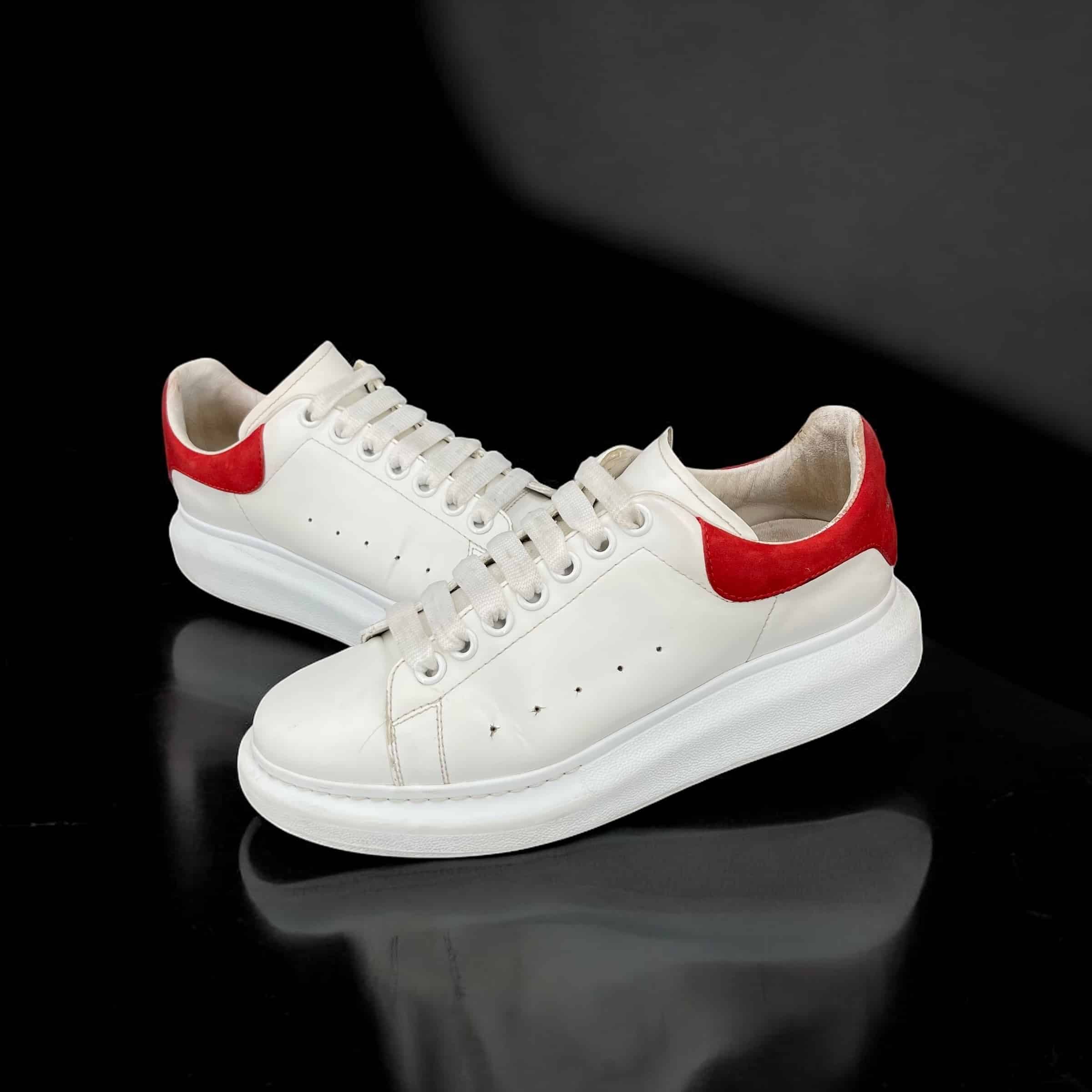 7938 Alexander McQueen Oversize Blanc/Rouge 38 – 7
