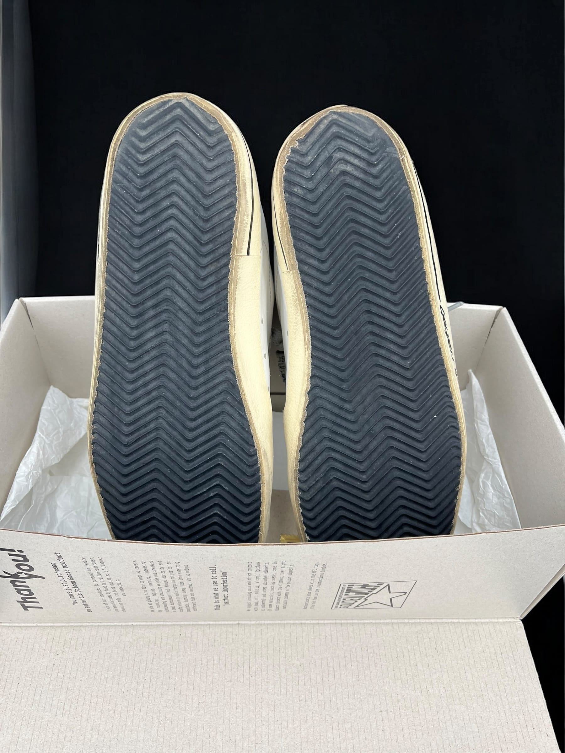 8047 Golden Goose Superstar blanche/bleu 43 – 7