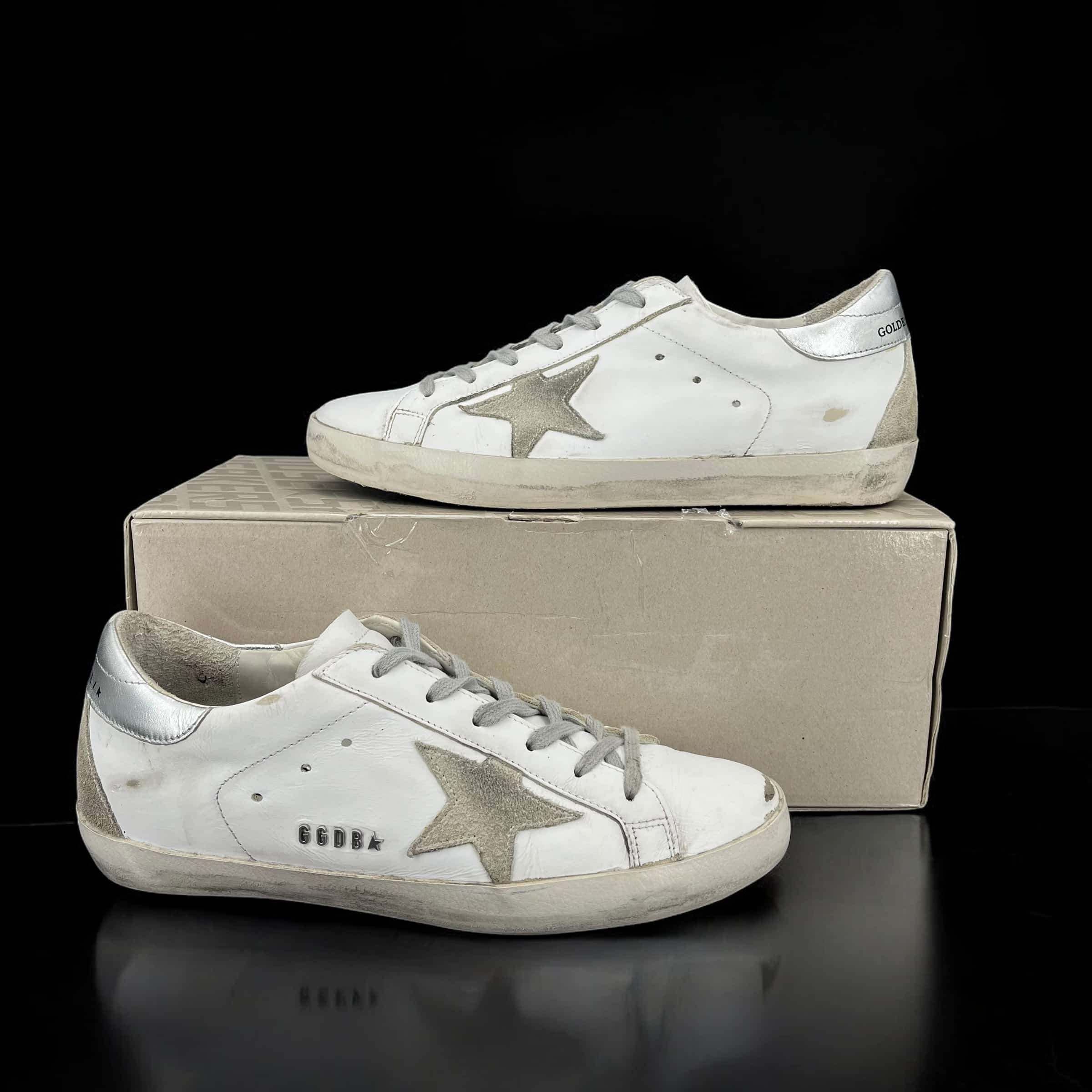 8034 Golden Goose Super Star Blanc/Argenté 39 – 7