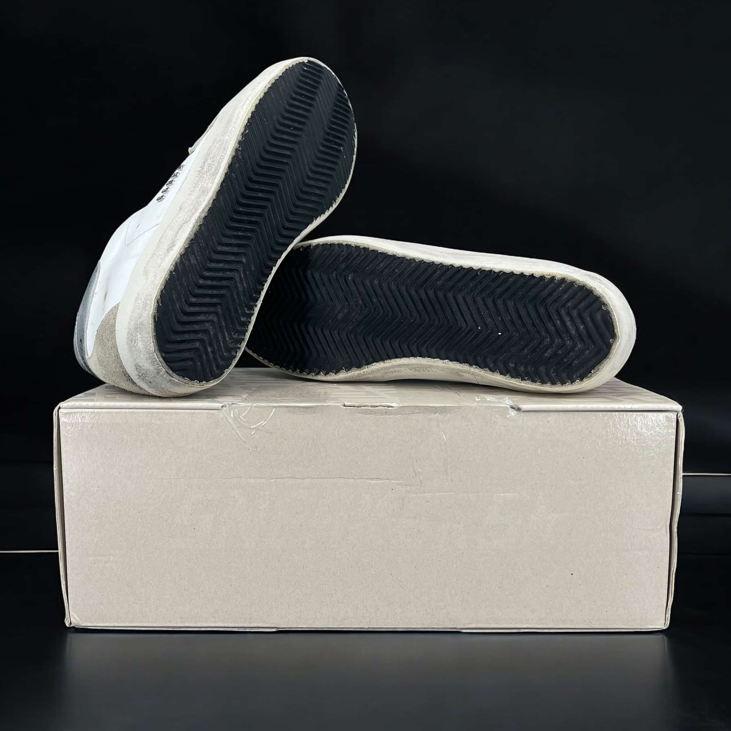 8034 Golden Goose Super Star Blanc/Argenté 39 – 8