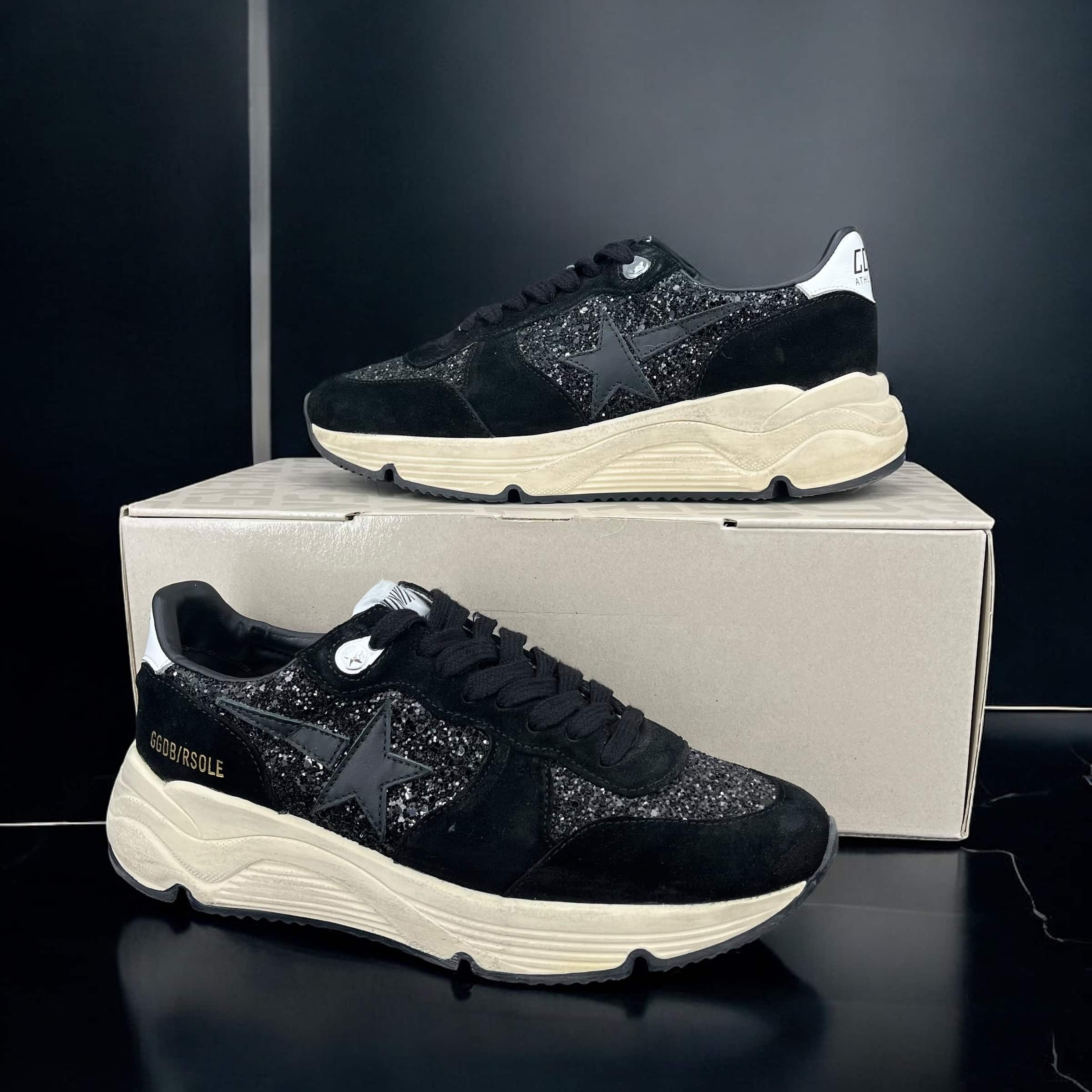 8032 Golden Goose Running Noir/Paillettes/Blanc 38 – 7