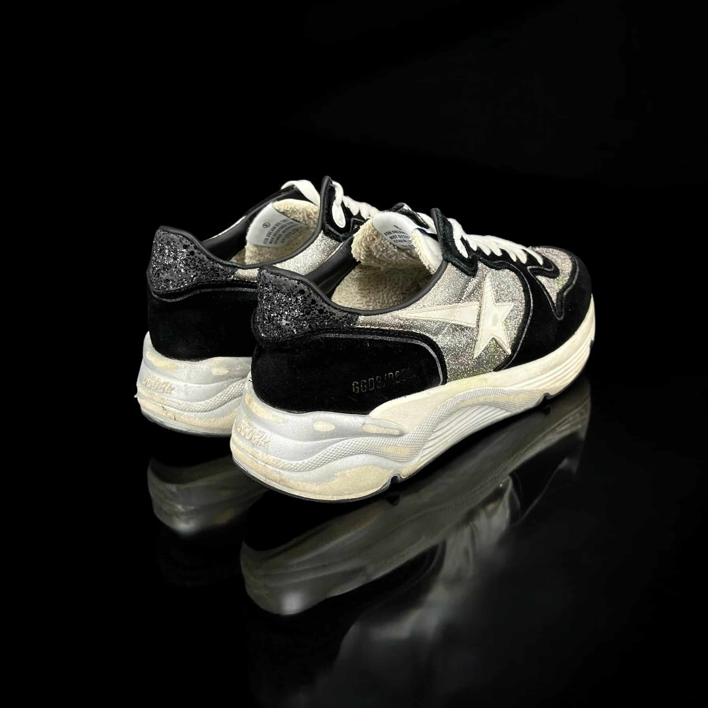 8269 Golden Goose Running Noir/argenté – 7