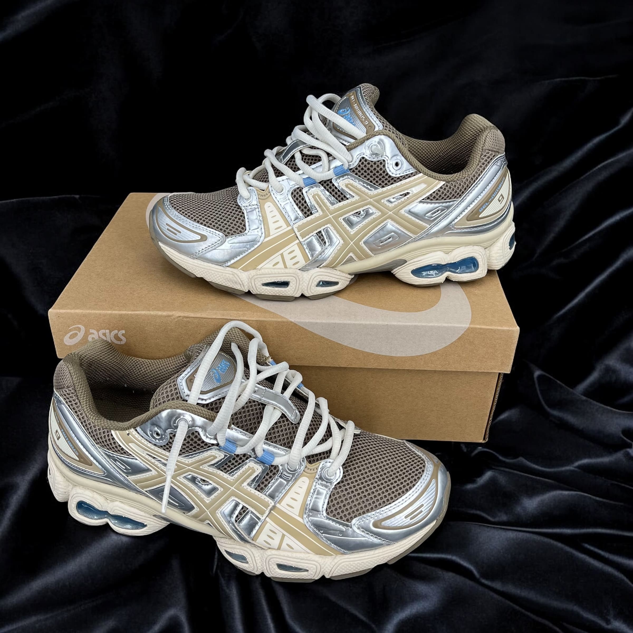 8430 Asics Gel-Nimbus 9 Marron/Beige 42,5 – 7
