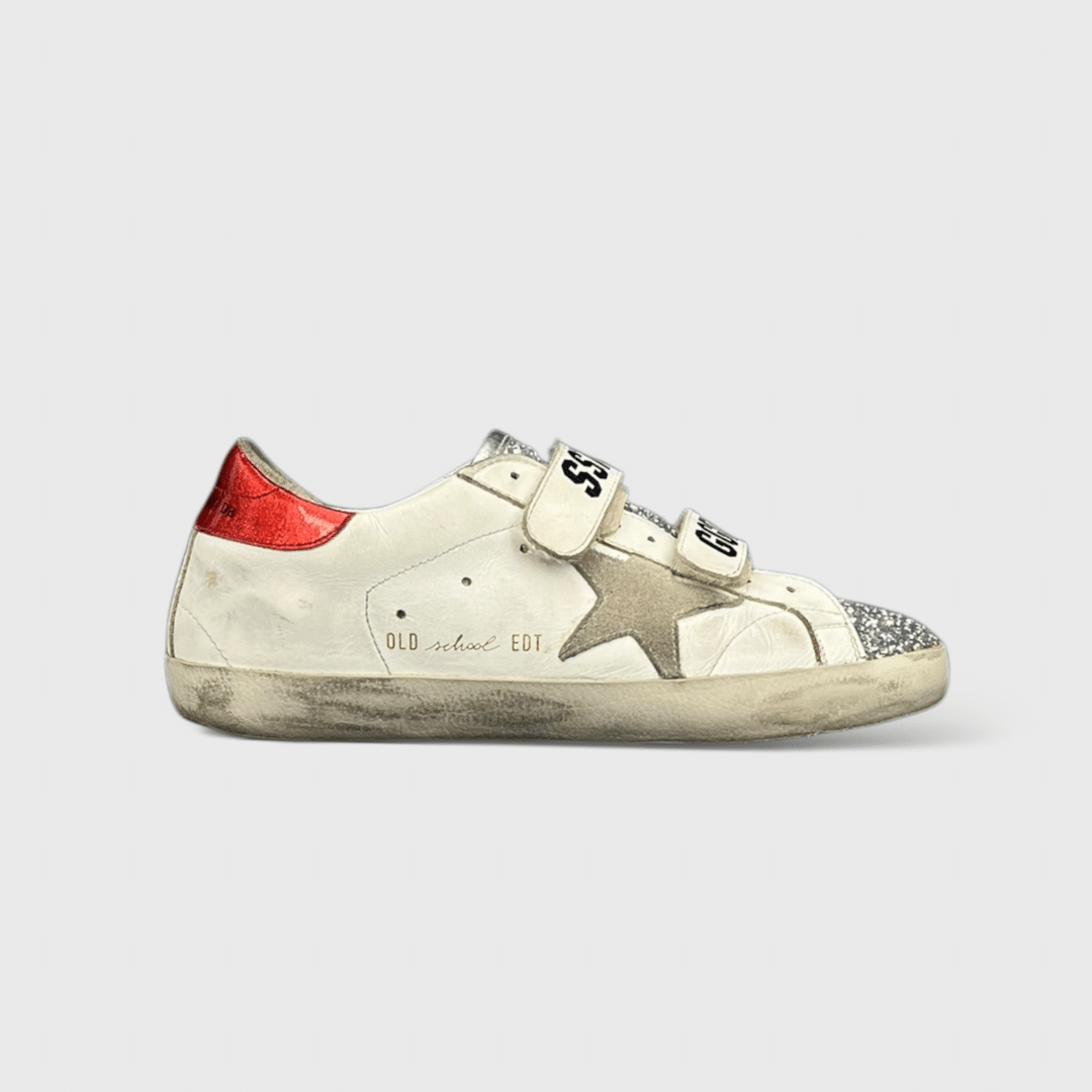 9054 Golden Goose old school blanche/Or/Paillette 37