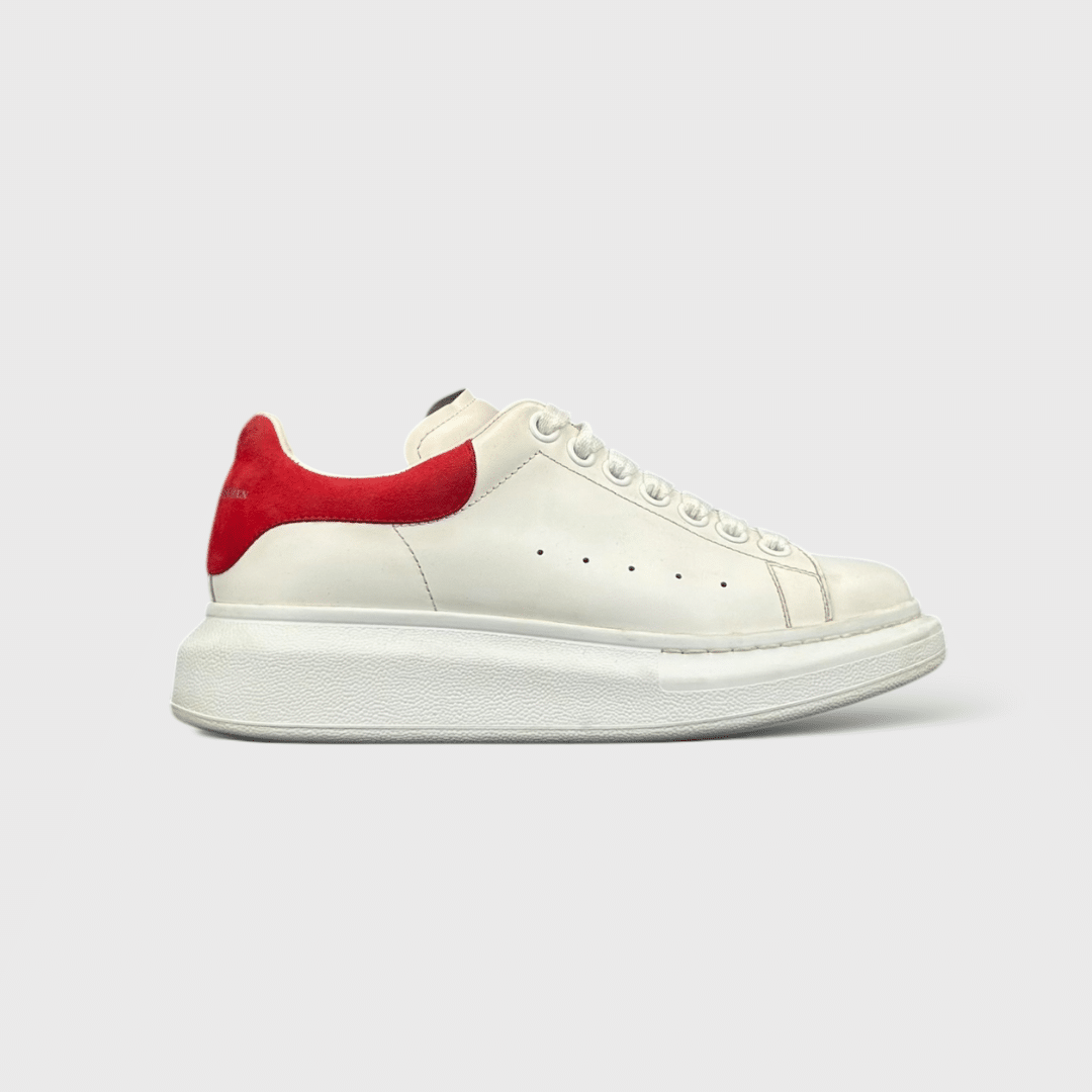 0000000655 Alexander Mcqueen Oversize Blanc/Rouge 36,5