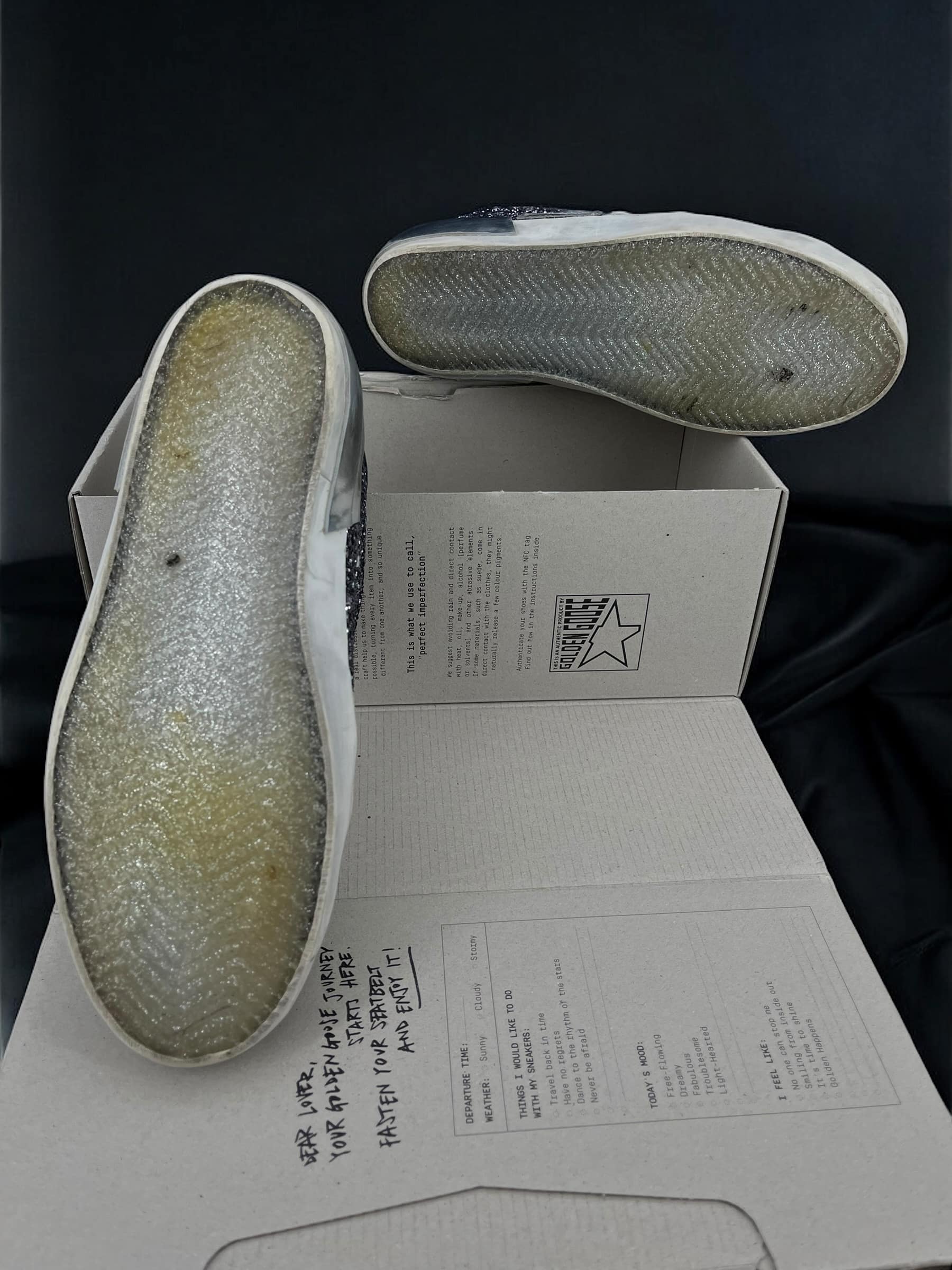 9018 Golden Goose Paillette Argent/Gris 39 – 6