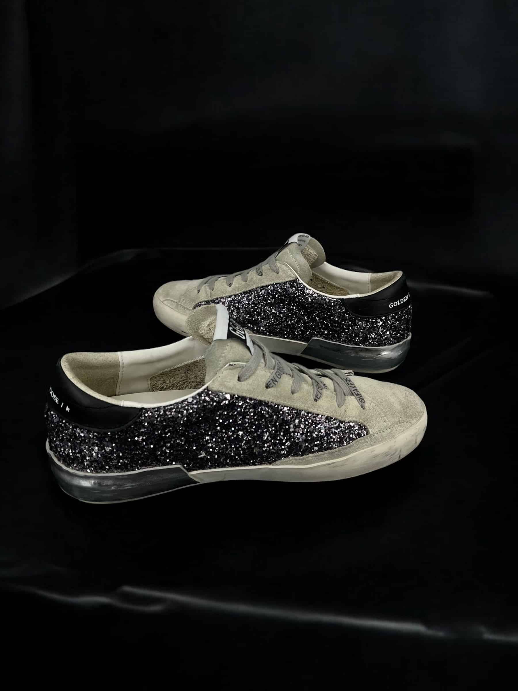 9018 Golden Goose Paillette Argent/Gris 39 – 4