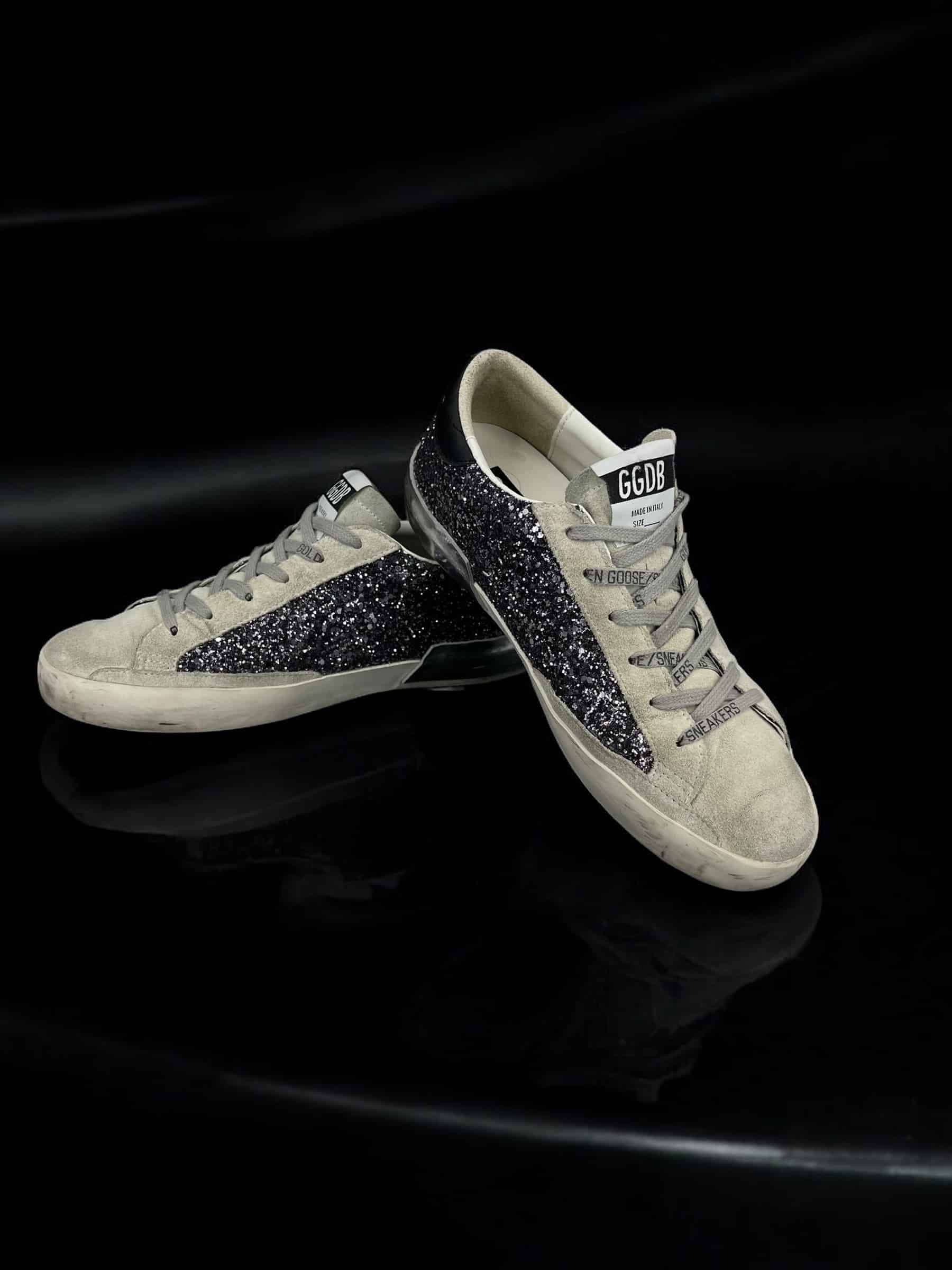 9018 Golden Goose Paillette Argent/Gris 39 – 3