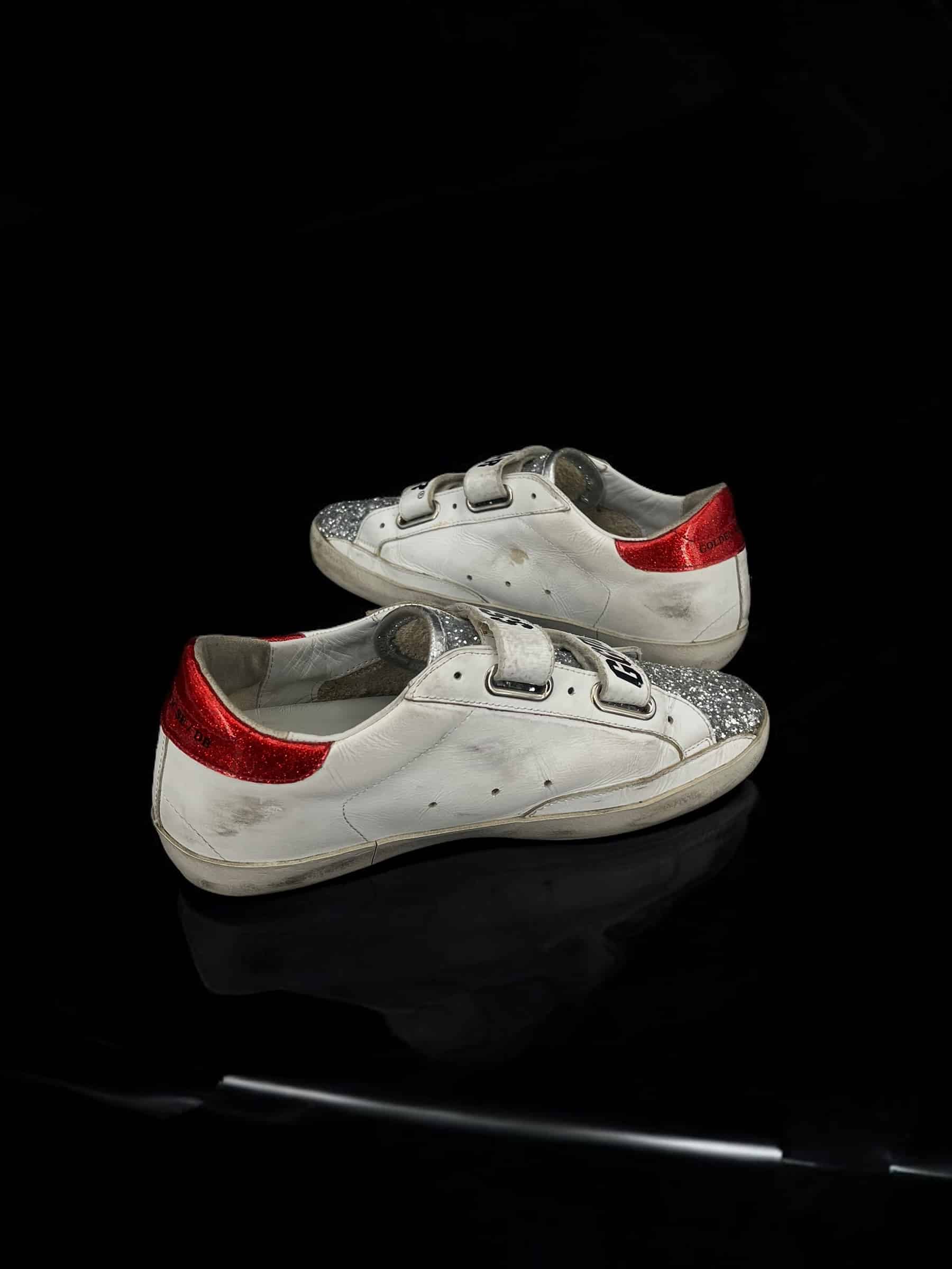 9054 Golden Goose old school blanche/Or/Paillette 37 – 4