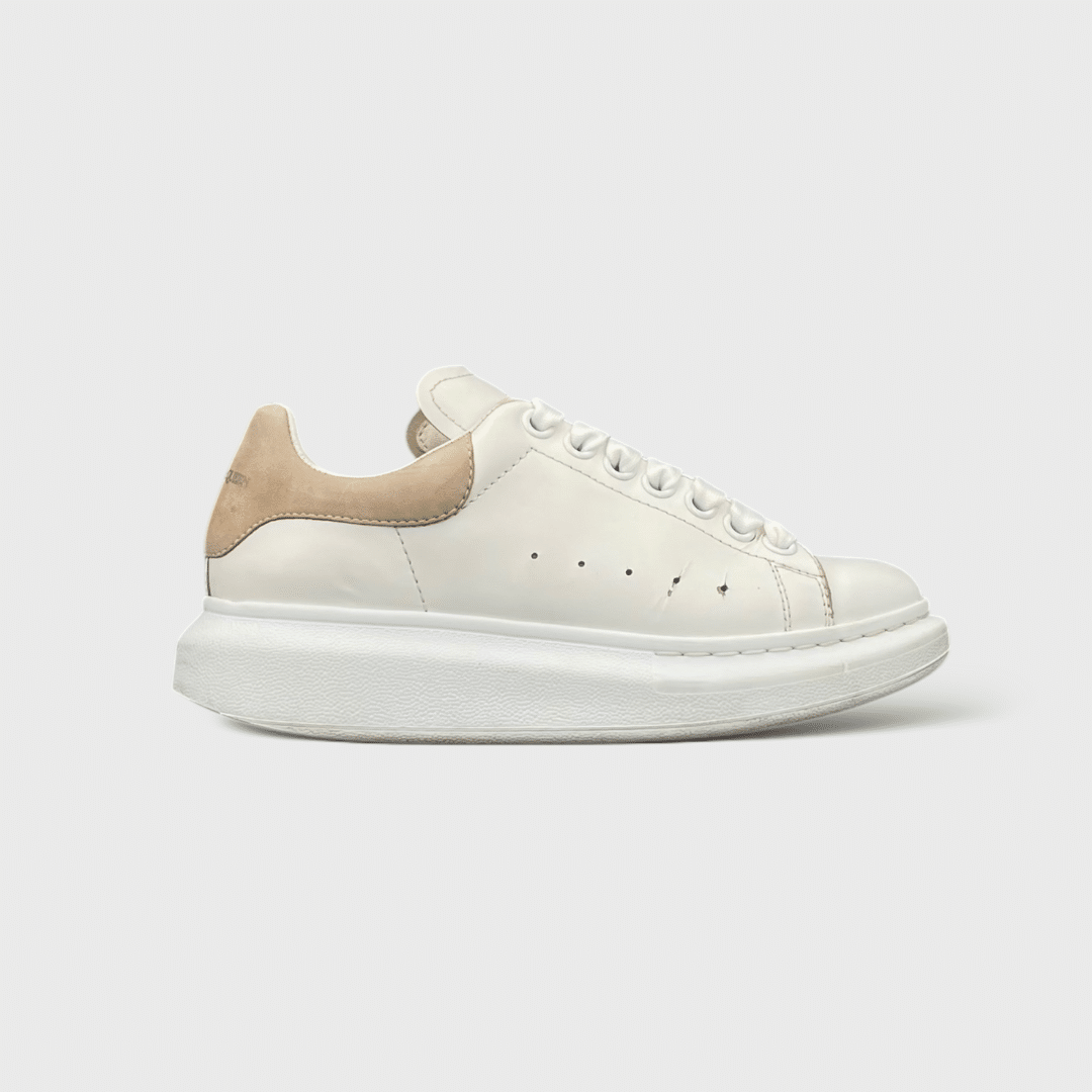 0000000568 Alexander Mcqueen Oversize Blanc/Beige 36