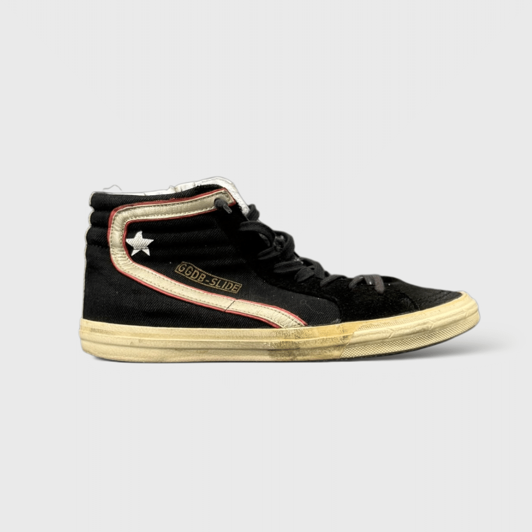 0000000548 Golden Goose Slide noir/blanc/rouge 41