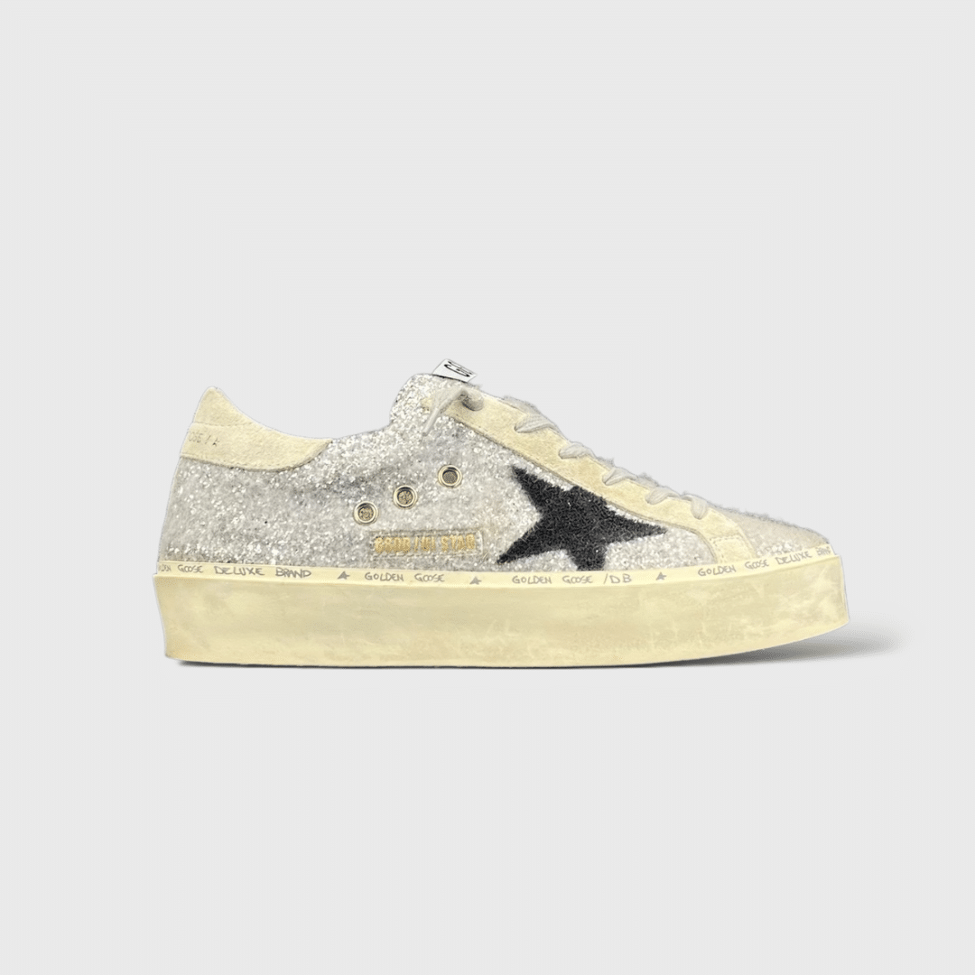 0000000318 Golden Goose hi star Argenté/Paillette/Beige 39